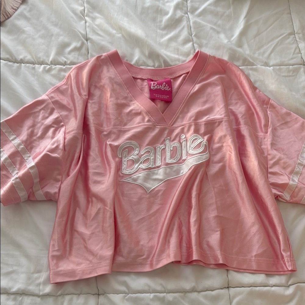Barbie Pink Satin Shirt